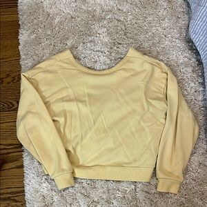 Forever 21 Yellow Sweatshirt